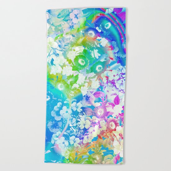 Forest Rave Beach Towel