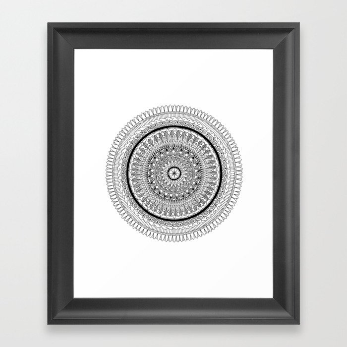 Synergy Mandala Framed Art Print