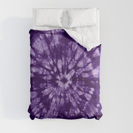 Purple Tie Dye Batik Comforter