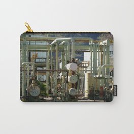 Oil Refinery In Ventura Carry-All Pouch | Petrol, Abandoned, Photo, Ojai, Air, Manufacturing, Oil, California, Environment, Ventura 