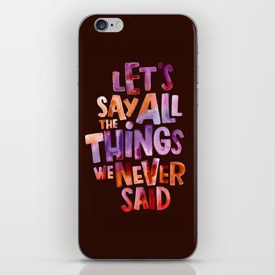 All The Things iPhone & iPod Skin