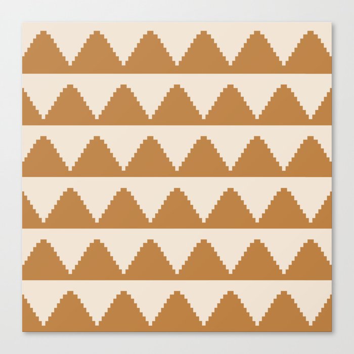 Geometric Pyramid Pattern XLVI Canvas Print