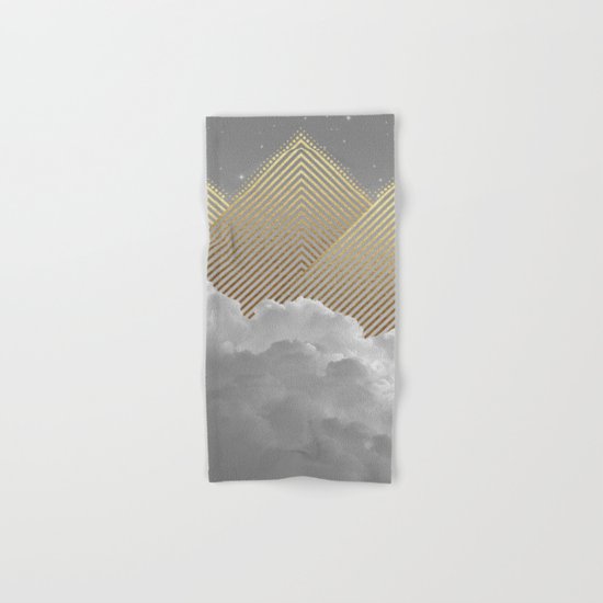 Silence is the Golden Mountain Hand & Bath Towel