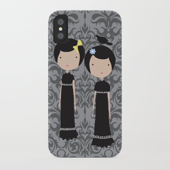 Meredith and Delany: Vampire Twins iPhone Case