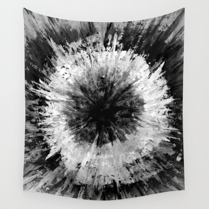 Black and white hotsell tie dye tapestry