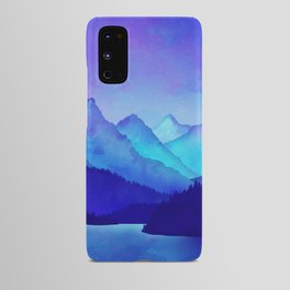 Cerulean Blue Mountains Android Case