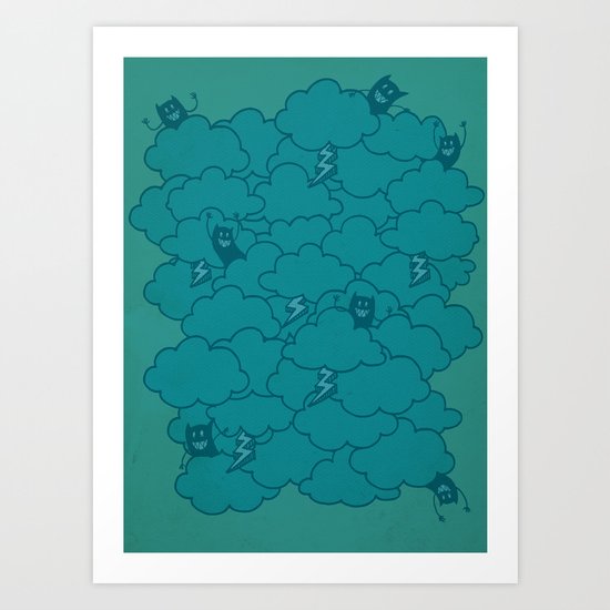 Sky Storm Art Print