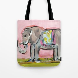 Elated Elephant Tote Bag