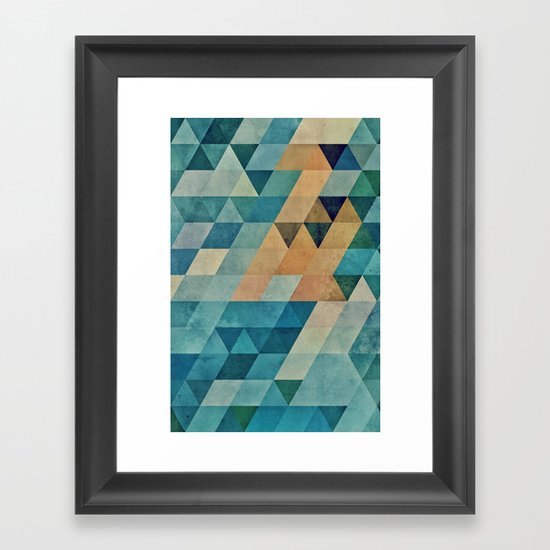 vyntyge pwwdr Framed Art Print