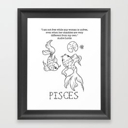 Pisces Framed Art Print