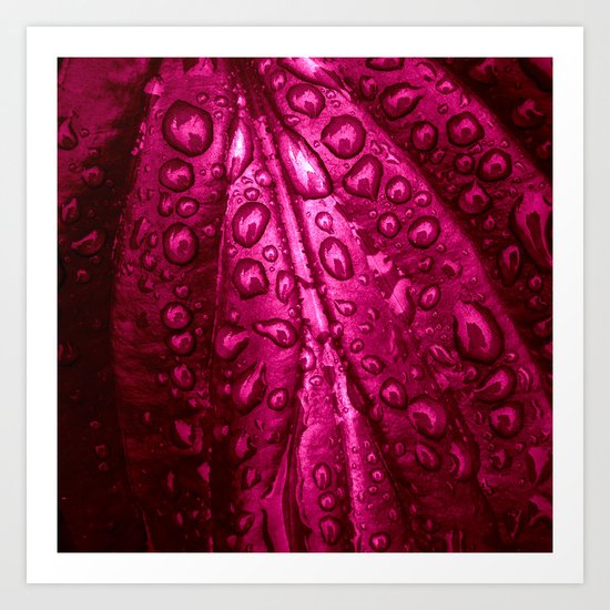 water drops XXII Art Print