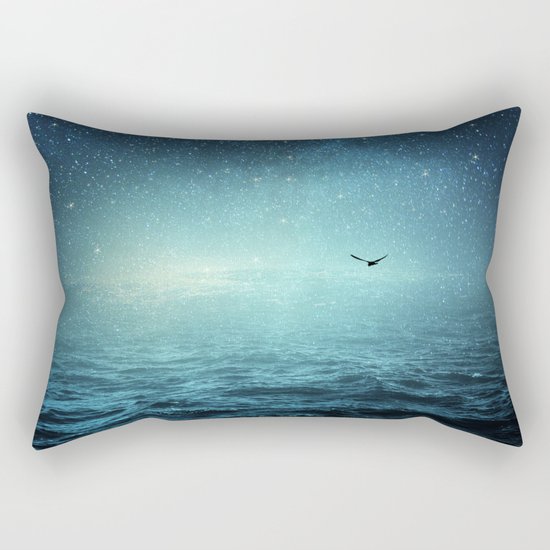 the sea and the universe Rectangular Pillow