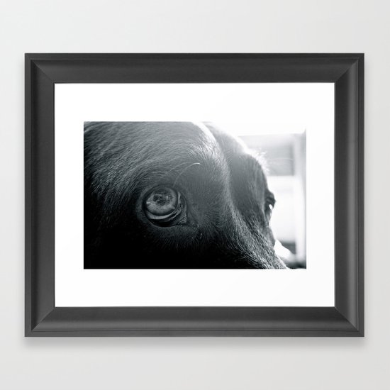ojos Framed Art Print