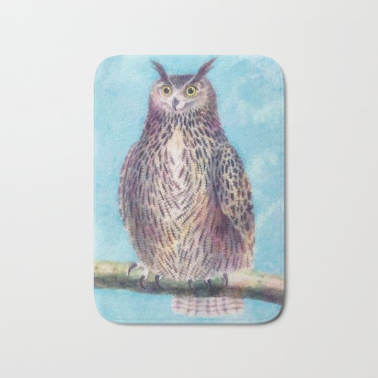 Mr. Owl Bath Mat