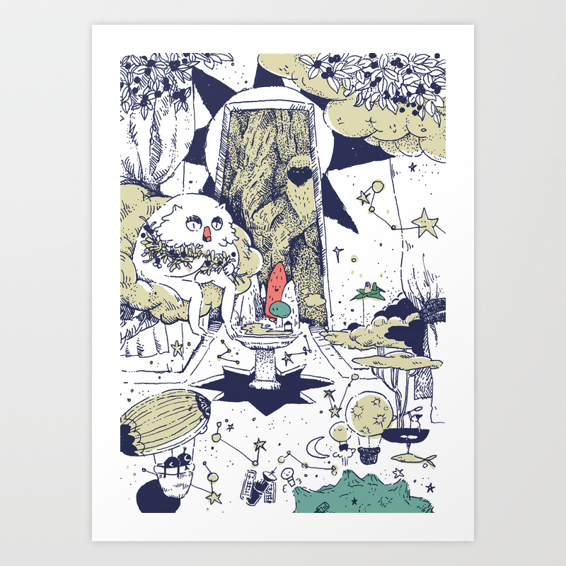 Travel Art Print By Yibo Society6