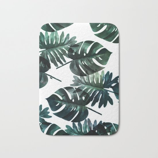 Leafs . Minimal Bath Mat