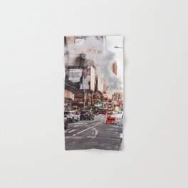 New York City Steam in the Street | Photography Hand & Bath Towel