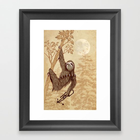 SlothWars Framed Art Print