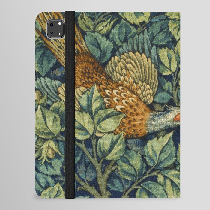 Vintage William Morris pattern pheasant and squirrel iPad Folio Case