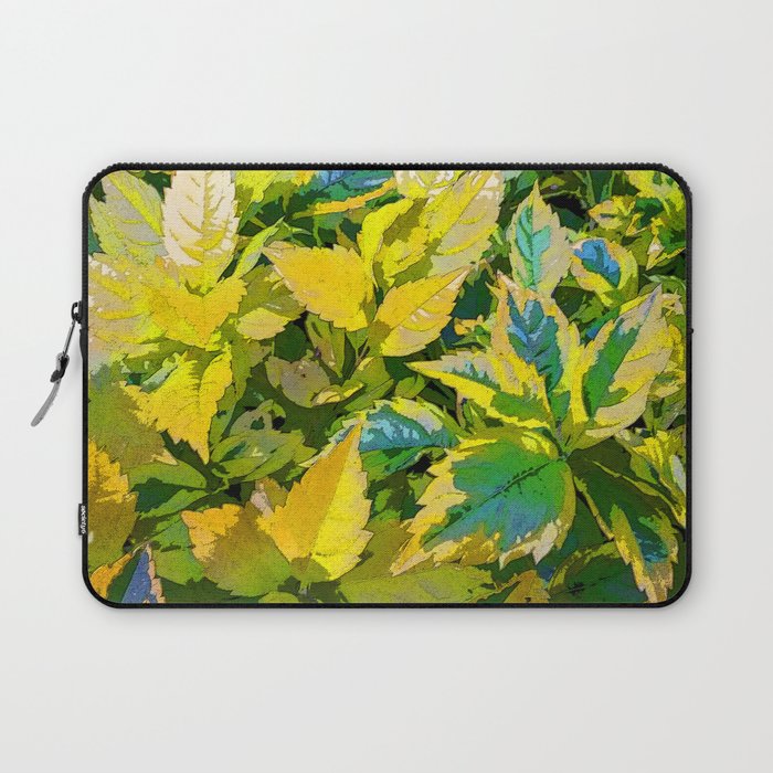 Bright yellow leaves Laptop Sleeve