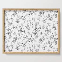 Leaves Pattern Serving Tray