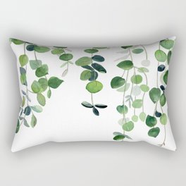 Eucalyptus Watercolor 2  Rectangular Pillow