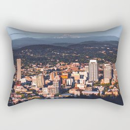 Portland Skyline Rectangular Pillow