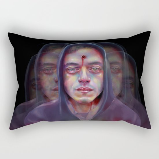 Sound and Color Rectangular Pillow