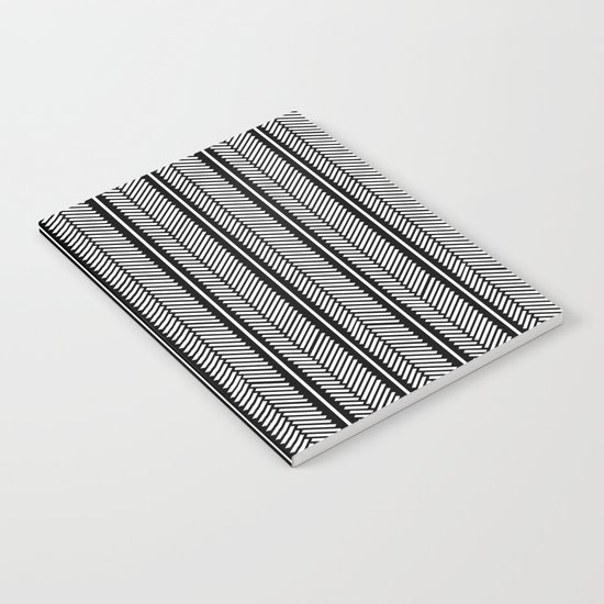 Herringbone Stripe Notebook