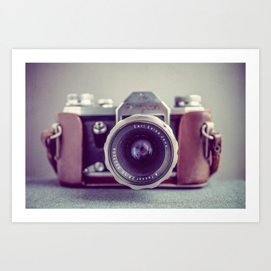 Vintage Camera Art Print