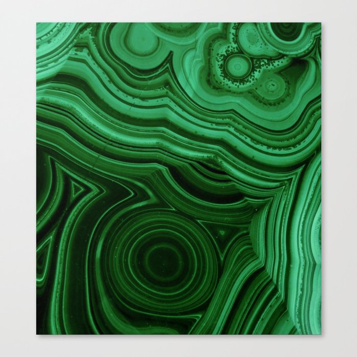 GREEN MALACHITE STONE PATTERN Leinwanddruck GREEN MALACHITE STONE PATTERN Leinwanddruck