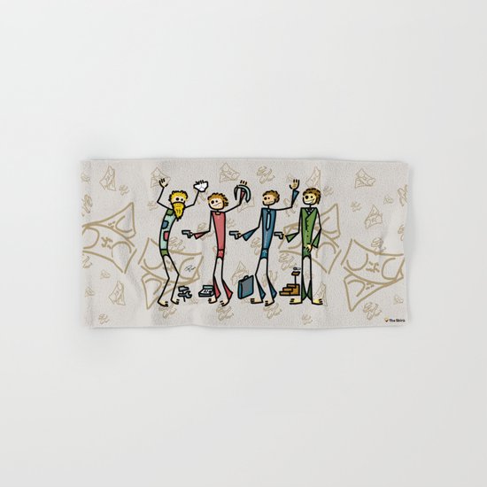 Businessman Hand & Bath Towel