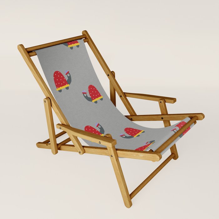Tortoise Grey Sling Chair By Susycosta