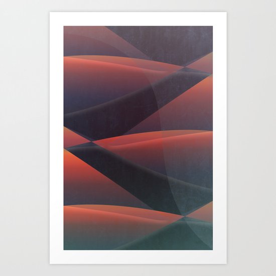 FLYING at Night Art Print