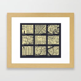 City Framed Art Print