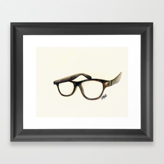 Hipster's Paradox Framed Art Print
