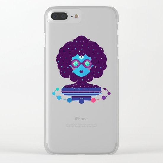 Ethereal Mistress Clear iPhone Case