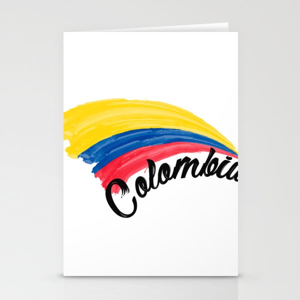 Colombia flag Stationery Cards