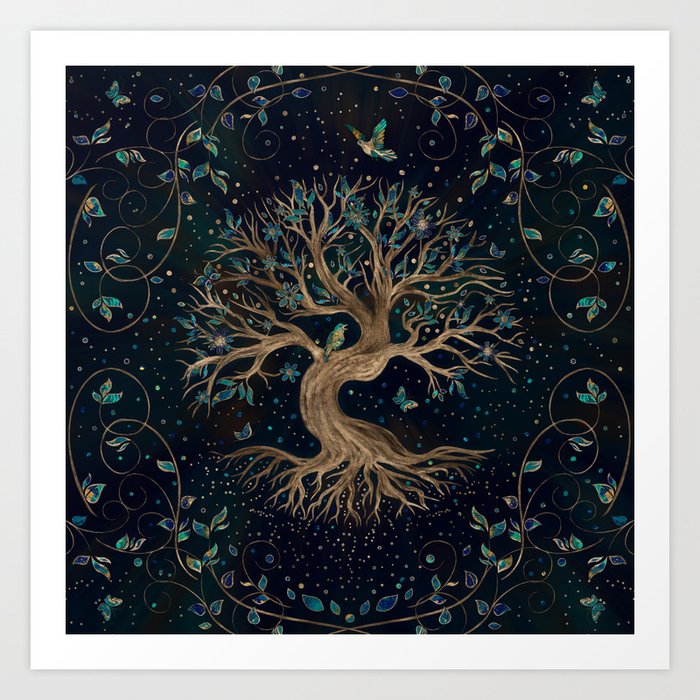 Tree of Life - Yggdrasil Art Print