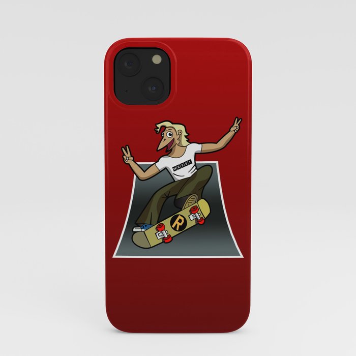  Pat The Skateboard Cat iPhone Case