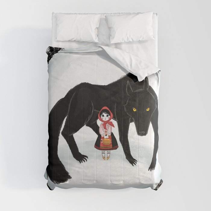 Little Red Riding Hood and the Big Bad Wolf Comforter