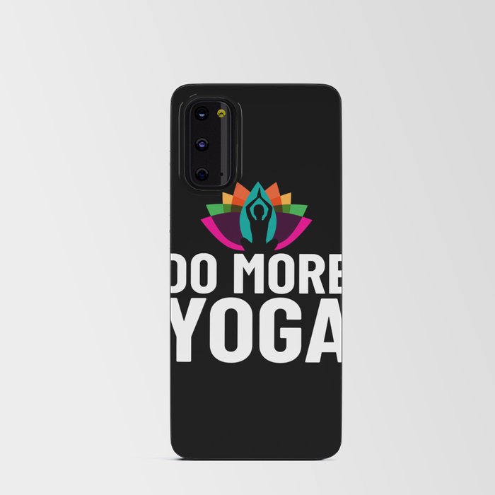 Yoga Beginner Workout Poses Quotes Meditation Android Card Case