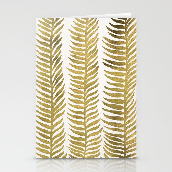 Golden Seaweed Stationery Cards