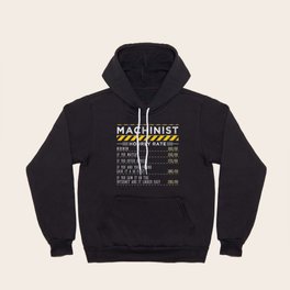 Machinist Hourly Rate Tradesperson Machine Tools Top Tooling Machines Grinders Lathes Drilling Hoody