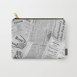 Patent Medicine Collage Carry-All Pouch