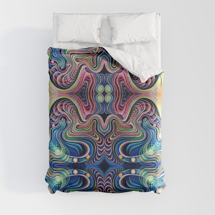 4D Days and 4D Nights  Duvet Cover