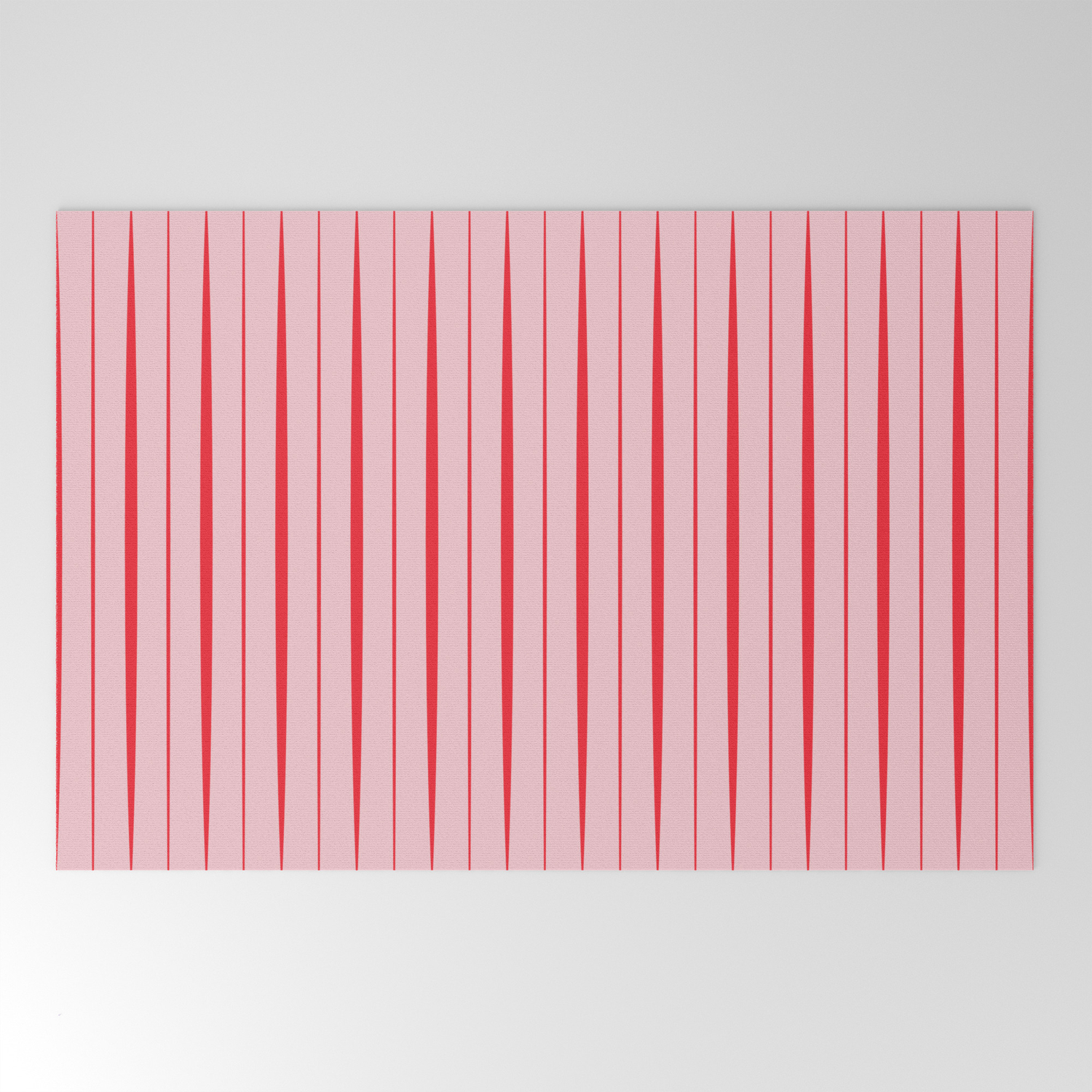 Linear Red Pink Welcome Mat By Caitlinworkman Society6