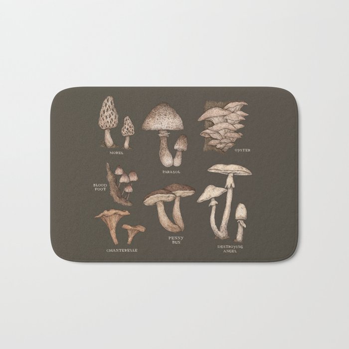 Mushrooms Bath Mat
