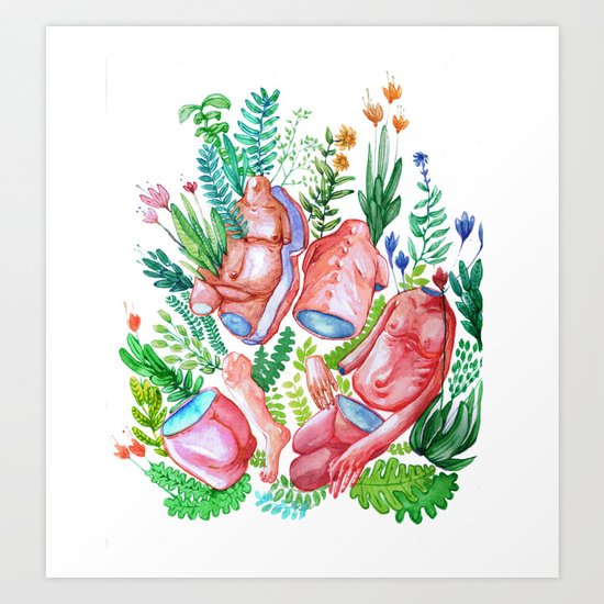 body nature Art Print