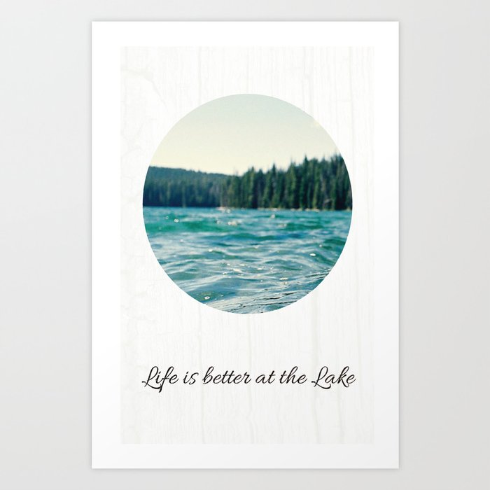 Life on the Lake Art Print